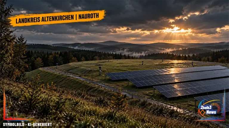 Begrünte und gesicherte ehemalige Hausmülldeponie als Symbolbild für die geplante Prüfung einer Freiflächen-PV-Anlage in Nauroth.