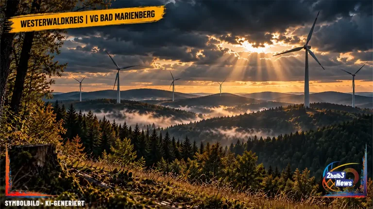 Symbolmotiv zur Windkraft in der VG Bad Marienberg. Drei neue Anlagen in Mörlen haben eine Genehmigung, vier weitere sind beantragt.